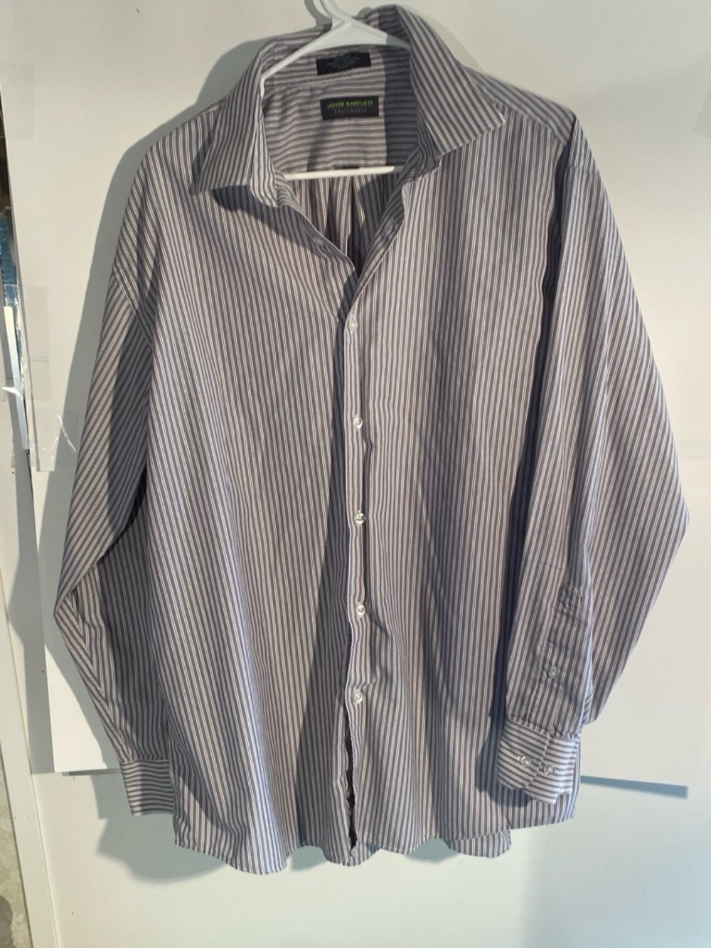 Men's Blue Stripe Dress Shirt